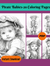 Ahoy Matey! Cute Little Pirate Babies Grayscale Coloring Pages For Adults & Kids