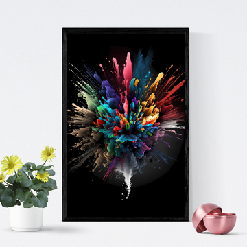 Color Explosion Digital Wall Art