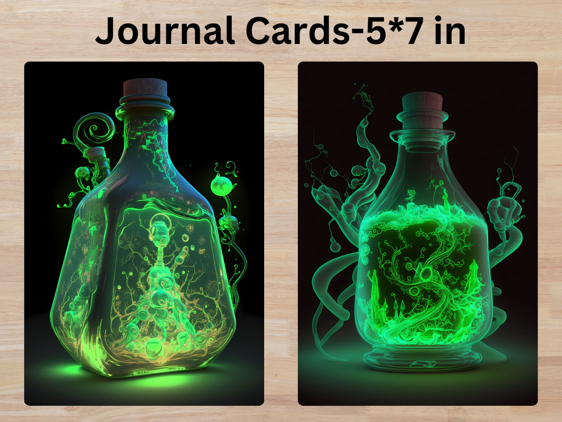Magical Potions-Journal Cards & ATC Cards, Digital Download