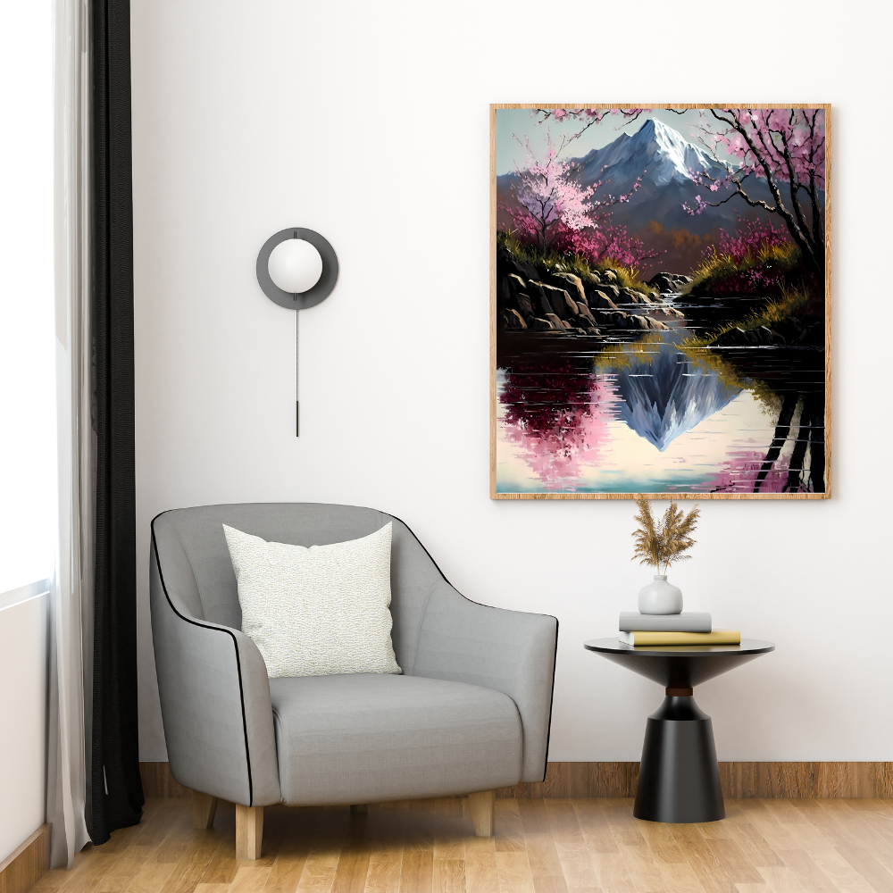 Japanese Landscape Oil Painting Digital Wall Art 2